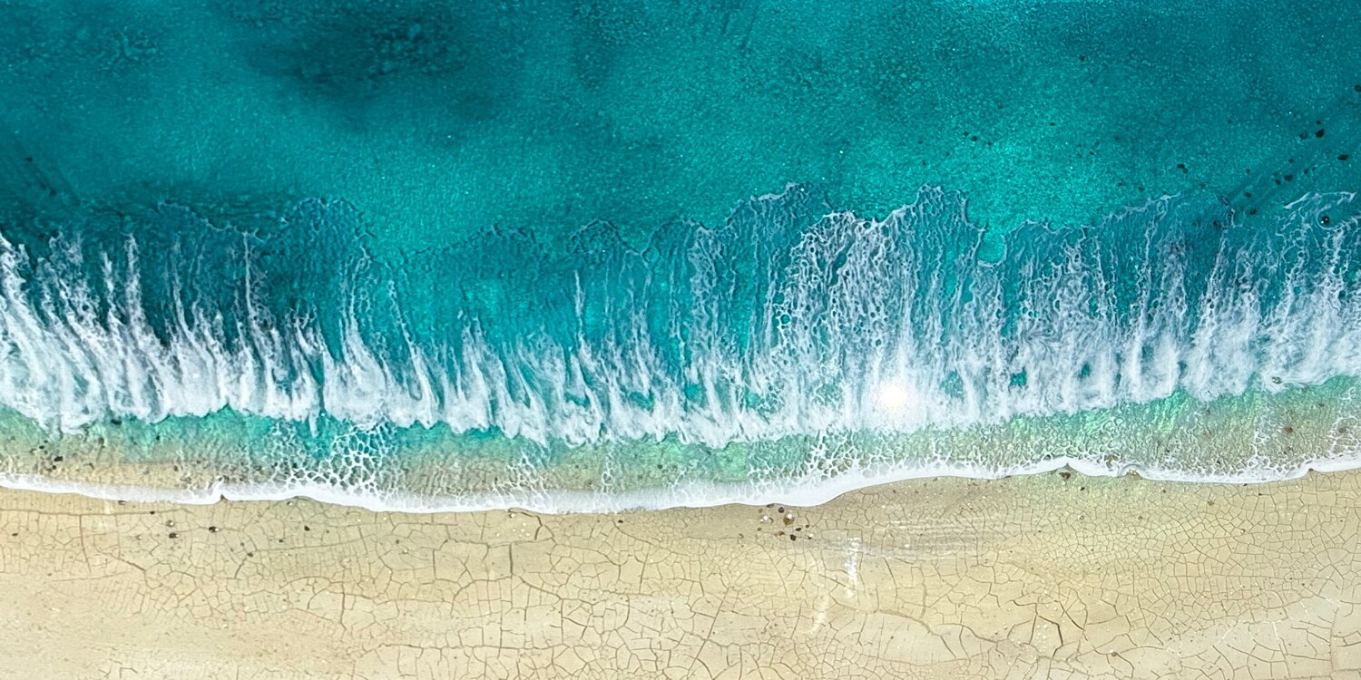 Shallow Waters, Deep Thoughts Ana Hefco Original painting for sale