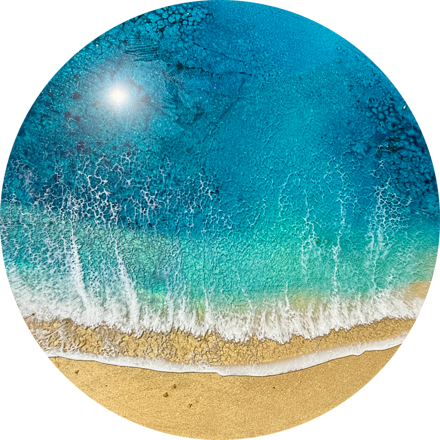 Circle of Calm Ana Hefco Original painting for sale
