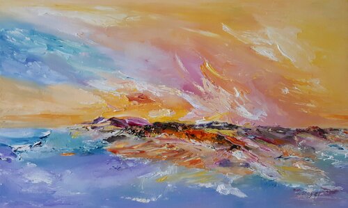 Heißer Wind by Kerstin Meyer, Painting for Sale on Select