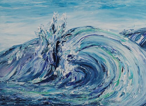 Wave by Kerstin Meyer, Painting for Sale on Select