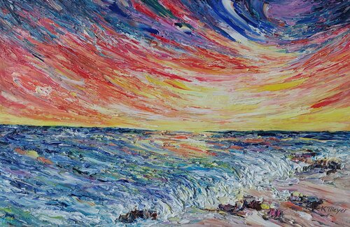 Am Meer by Kerstin Meyer, Painting for Sale on Select