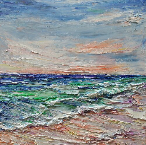 Am Strand by Kerstin Meyer, Painting for Sale on Select