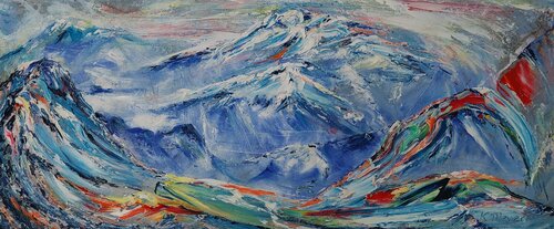 Gebirge by Kerstin Meyer, Painting for Sale on Select