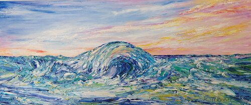 Meereswogen by Kerstin Meyer, Painting for Sale on Select