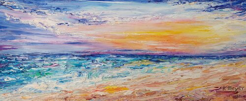 Strand und Meer by Kerstin Meyer, Painting for Sale on Select