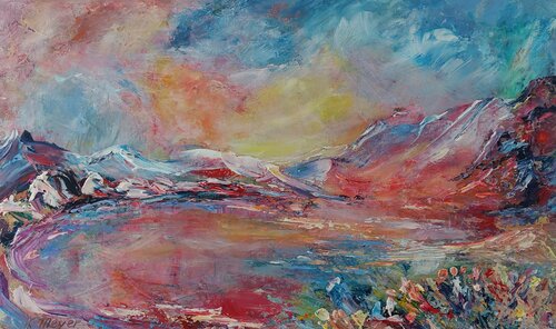 Am See by Kerstin Meyer, Painting for Sale on Select