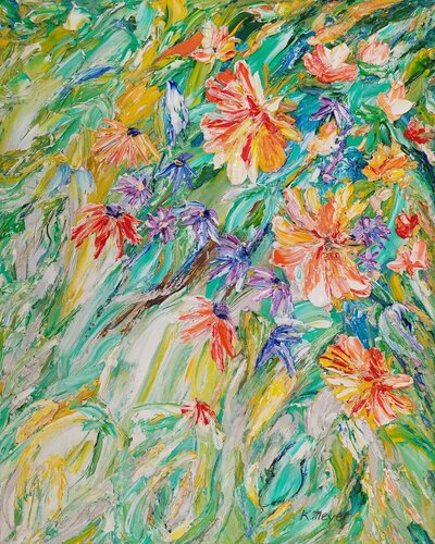 Blumen by Kerstin Meyer, Painting for Sale on Select
