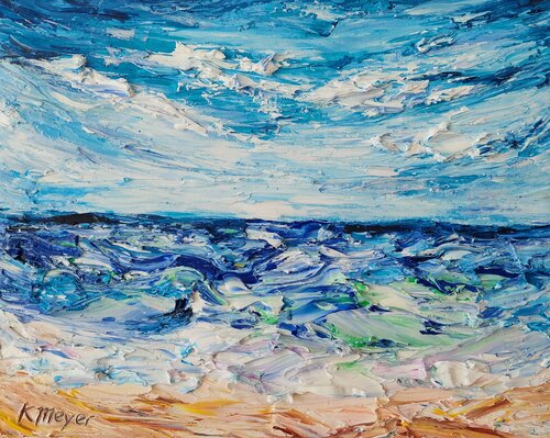 Am Wasser by Kerstin Meyer, Painting for Sale on Select
