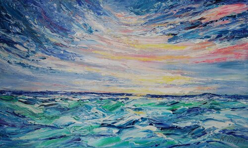 Am Meer by Kerstin Meyer, Painting for Sale on Select
