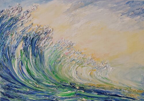 Landschaft by Kerstin Meyer, Painting for Sale on Select