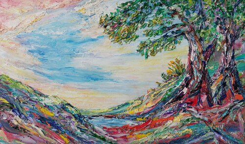 In die Ferne by Kerstin Meyer, Painting for Sale on Select