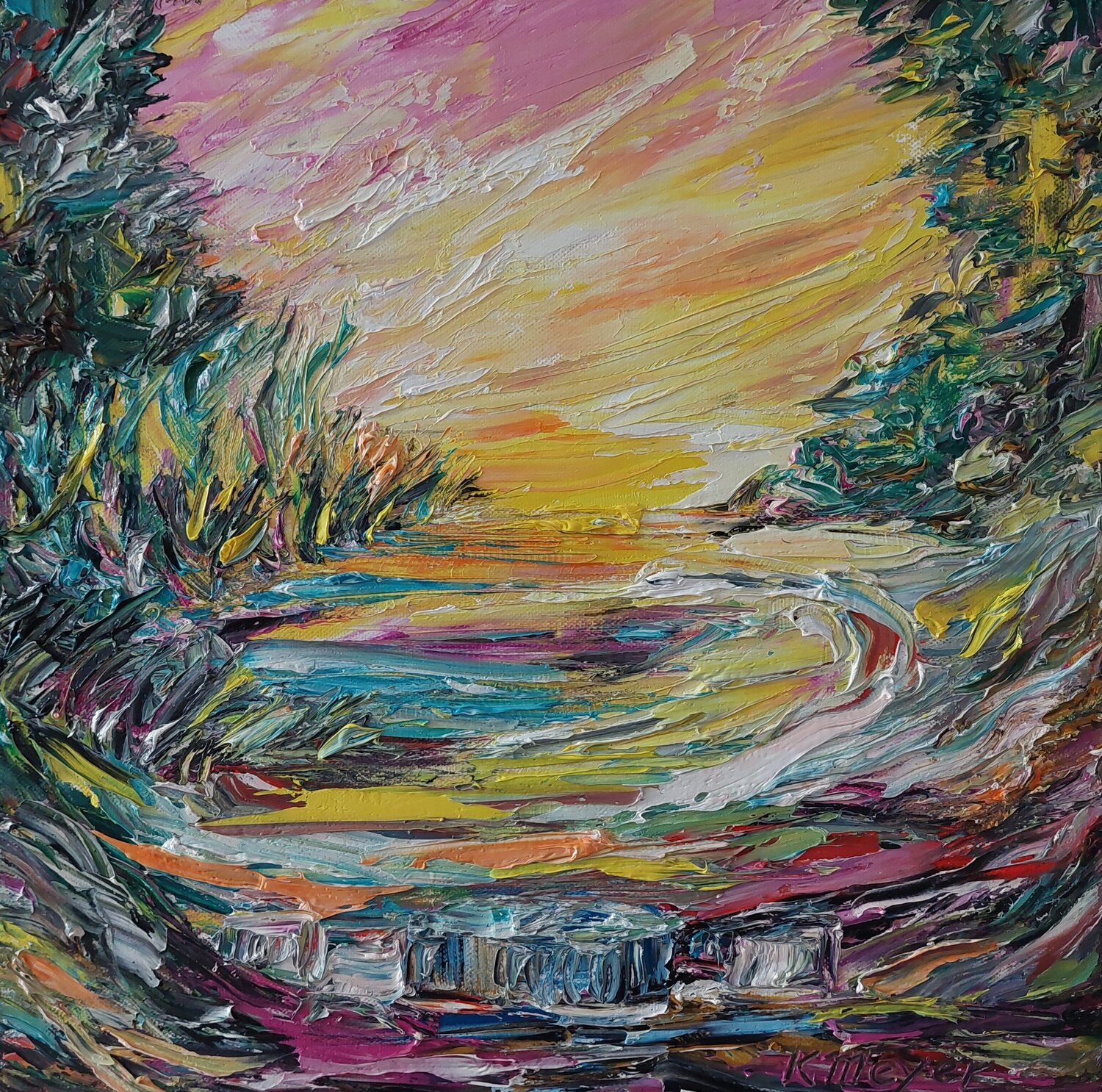 Lichtung Kerstin Meyer Original painting for sale
