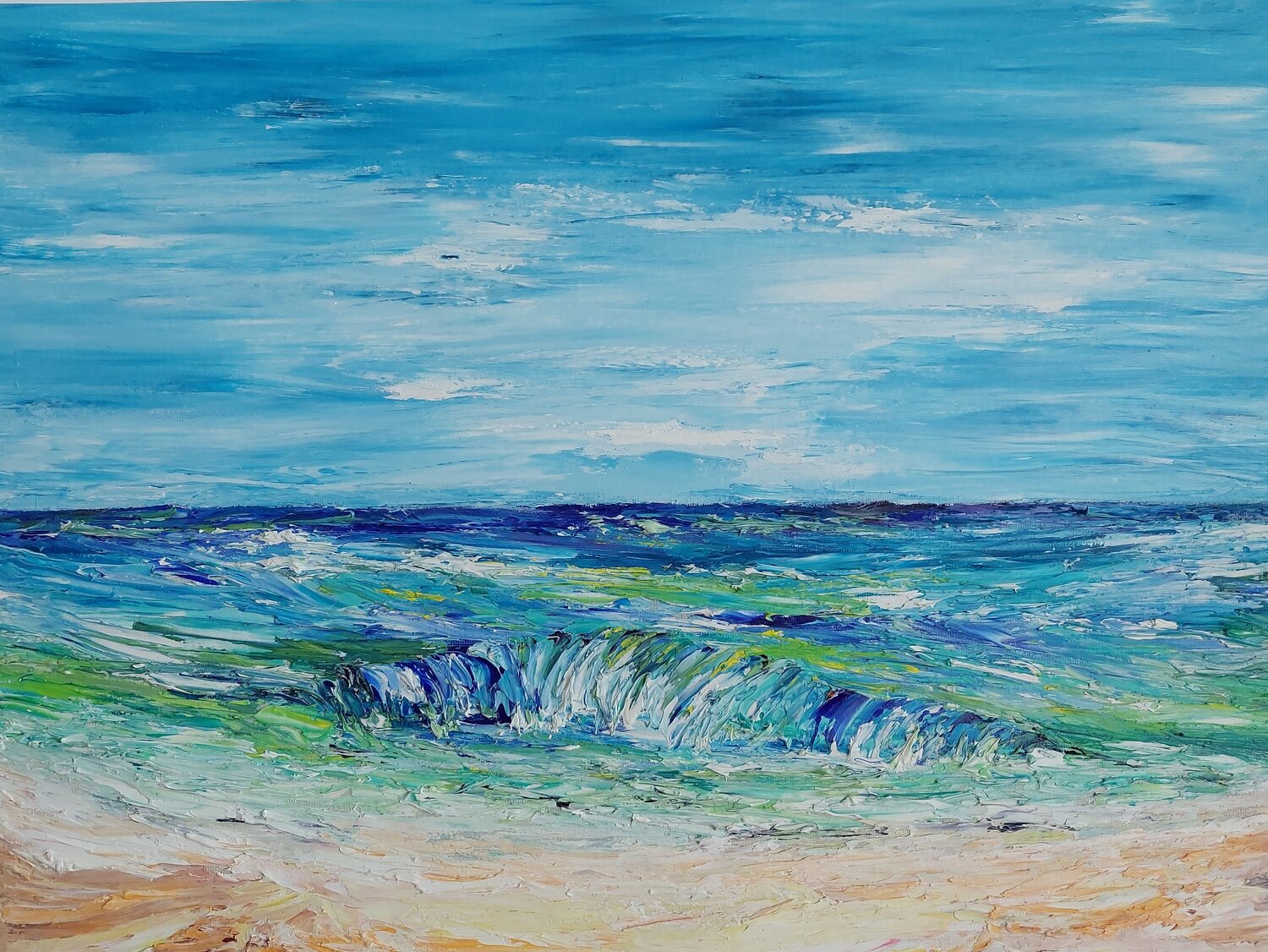 Am Meer Kerstin Meyer Original painting for sale