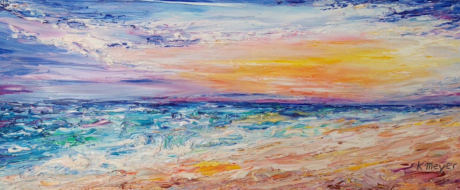 Strand und Meer Kerstin Meyer Original painting for sale
