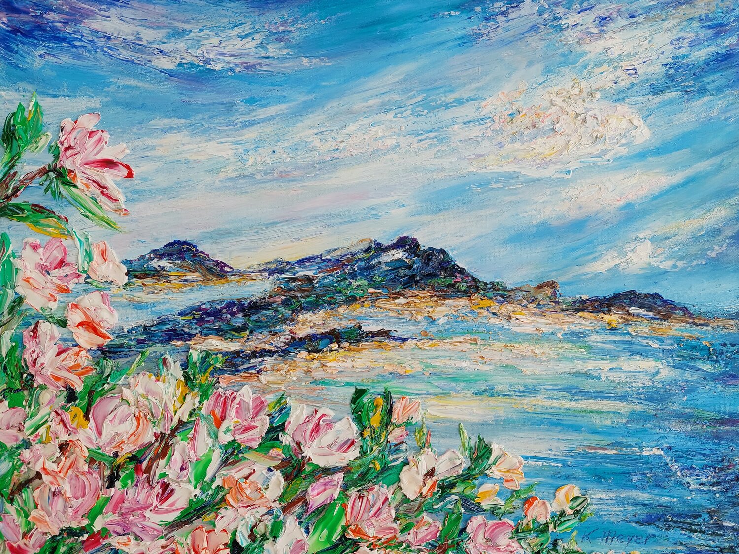 An der Küste Kerstin Meyer Original painting for sale
