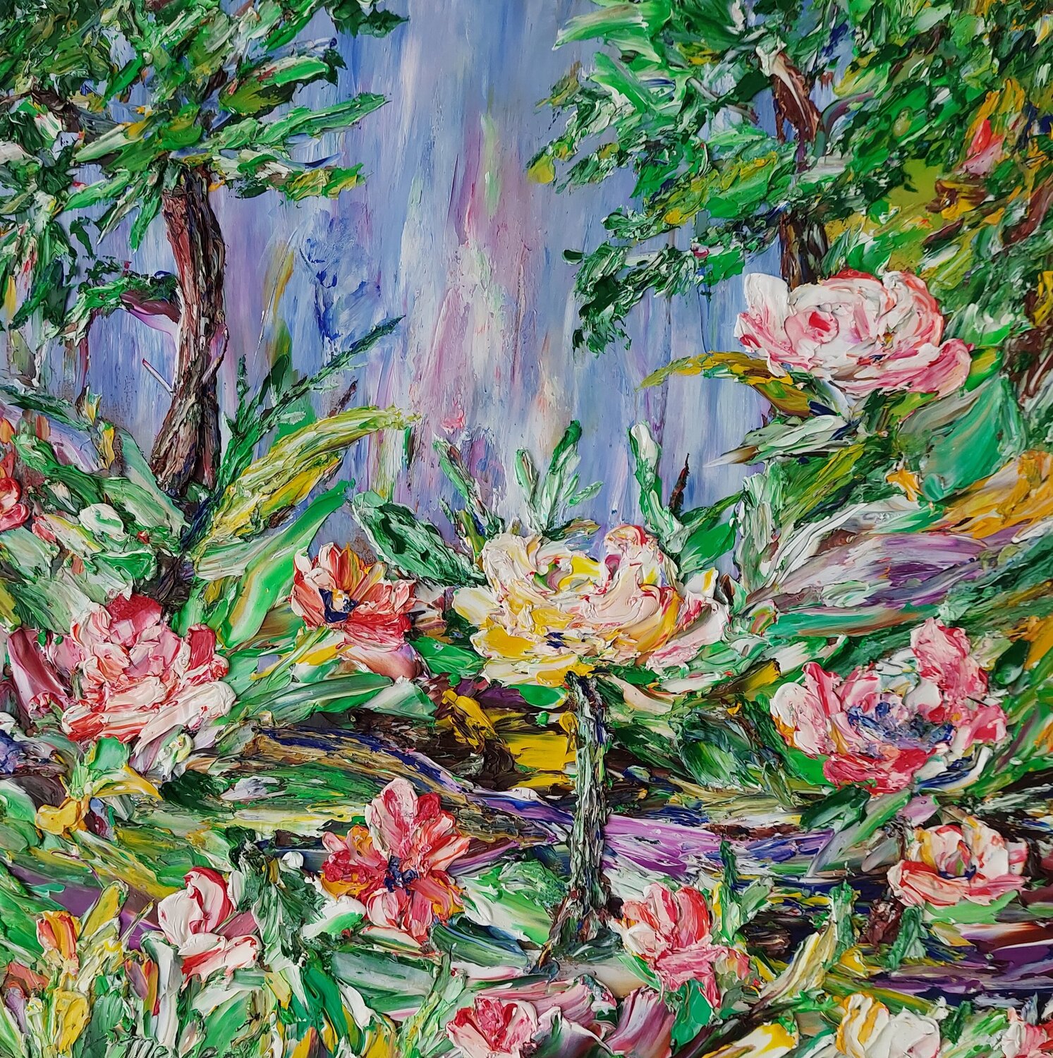 Sommerblüte Kerstin Meyer Original painting for sale