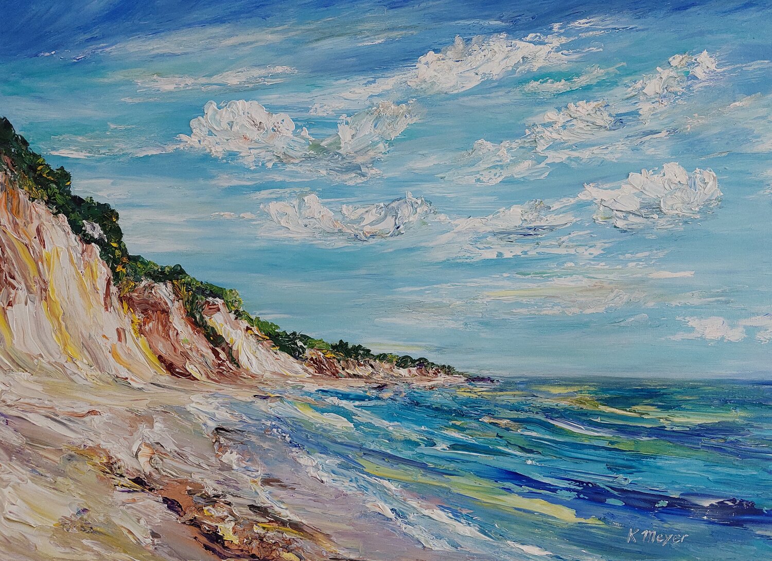 Erinnerungen an Rügen Kerstin Meyer Original painting for sale