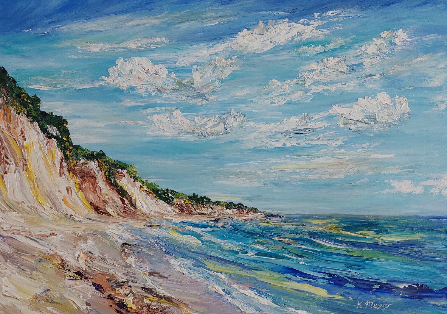 Erinnerungen an Rügen Kerstin Meyer Original painting for sale