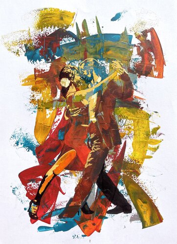 Let's Dance! by Phil Davis, Painting for Sale on Select