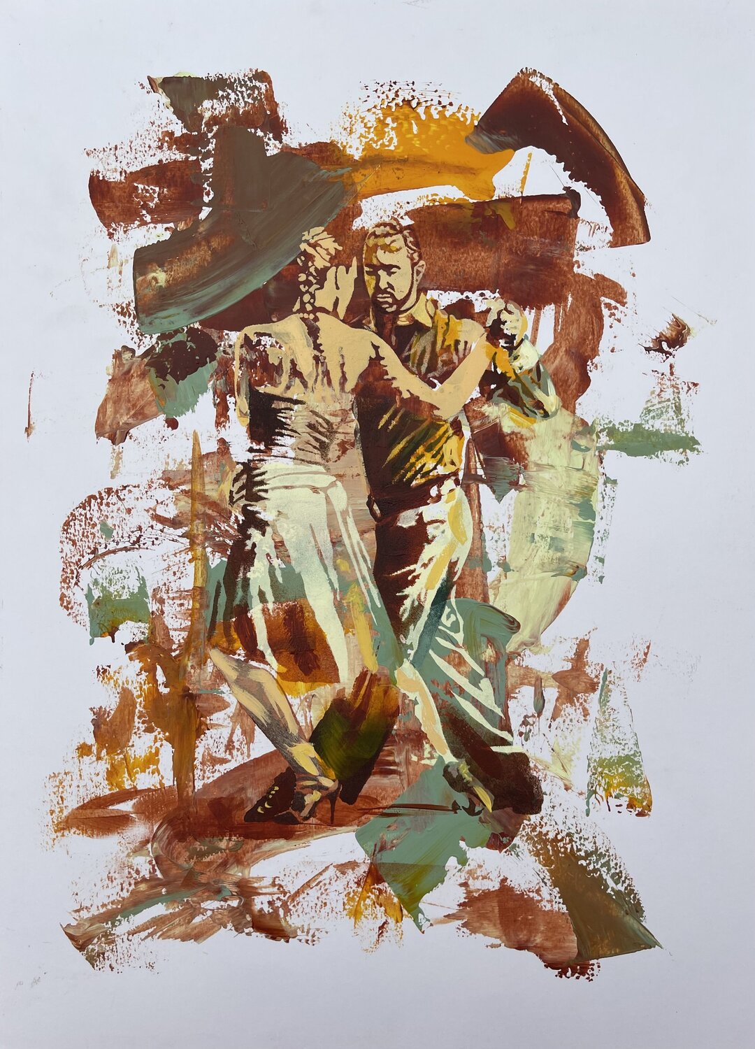 Last Tango In Paris Phil Davis Original painting for sale