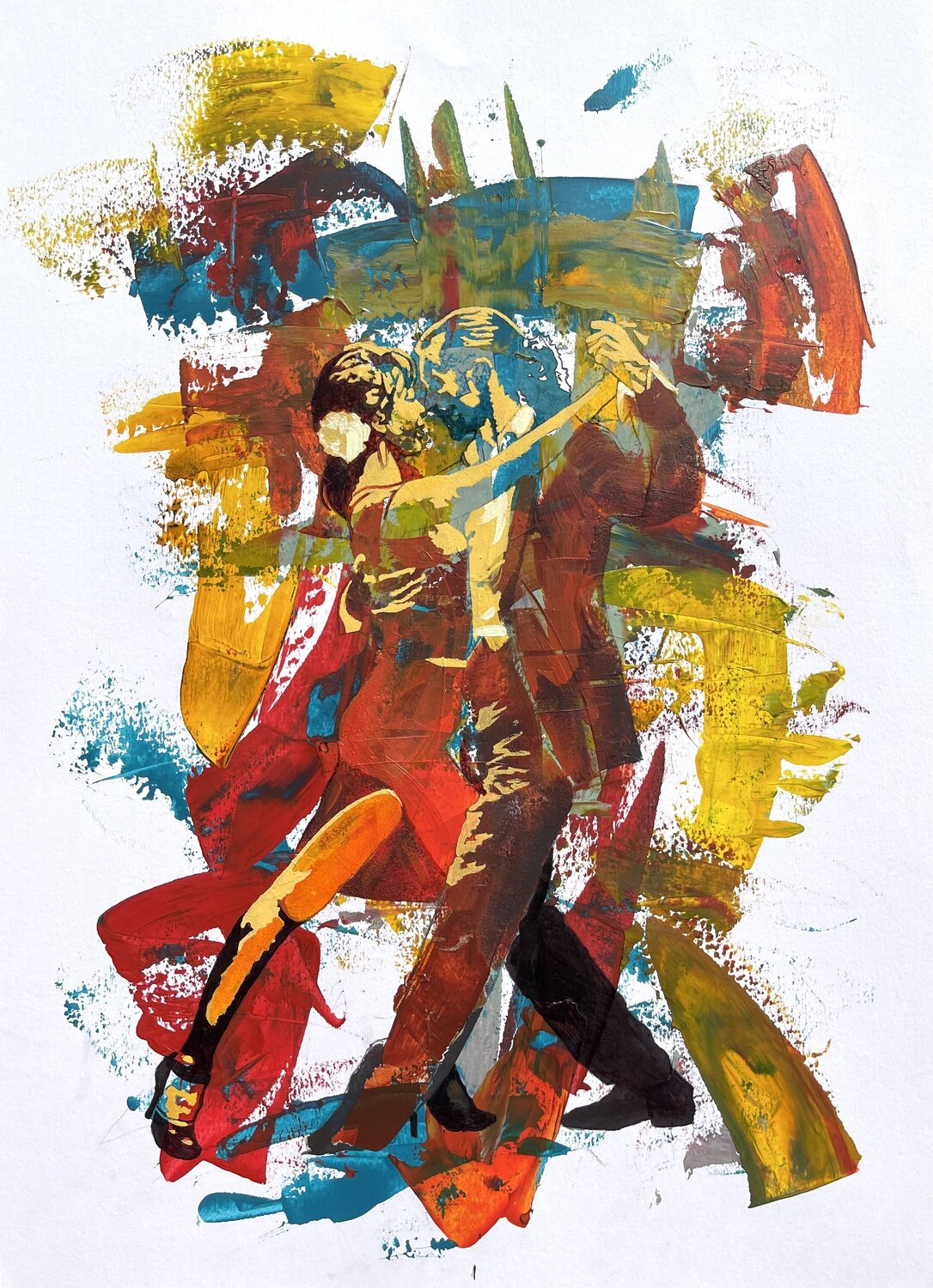Let's Dance! Phil Davis Original painting for sale