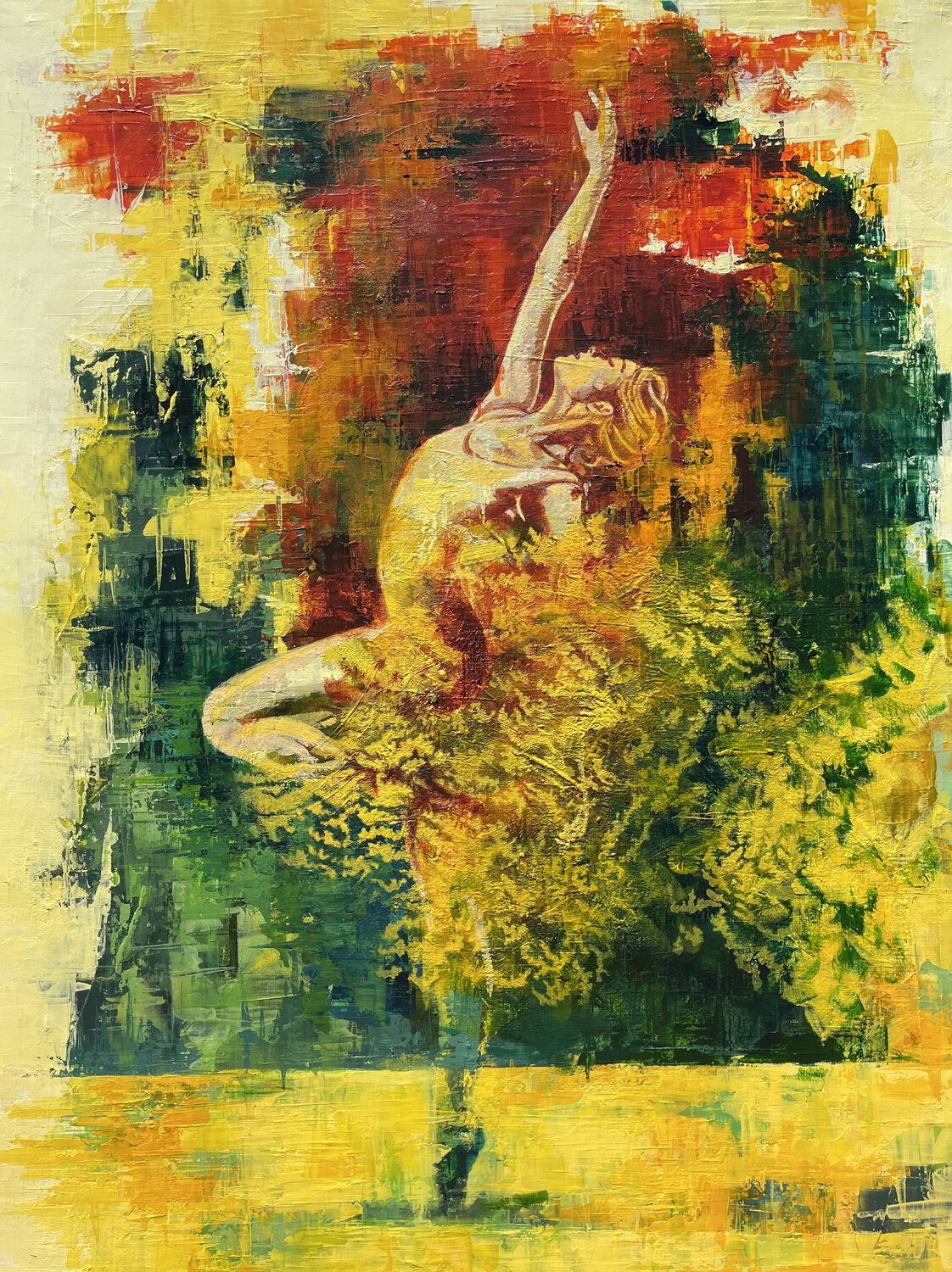 Reaching For The Light Phil Davis Original painting for sale
