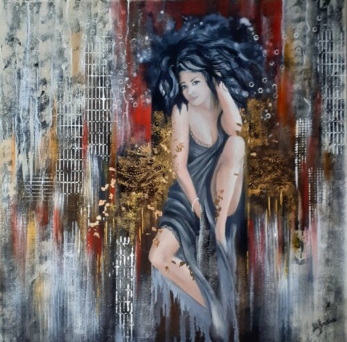 la confinée by Bernard Gaulbert, Painting for Sale on Select