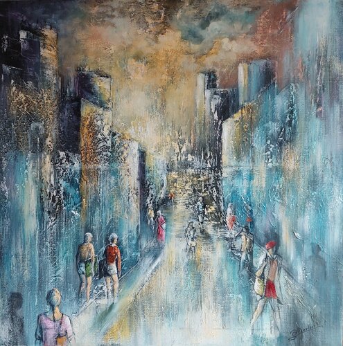 NOCTURALE by Bernard Gaulbert, Painting for Sale on Select