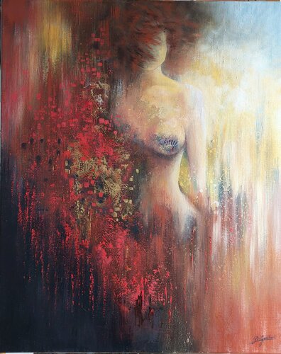 La défilée by Bernard Gaulbert, Painting for Sale on Select