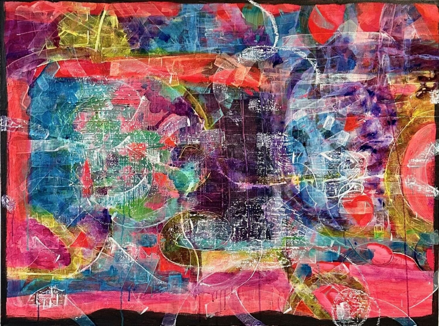 Chaos and Balance Wendy Cohen Original painting for sale