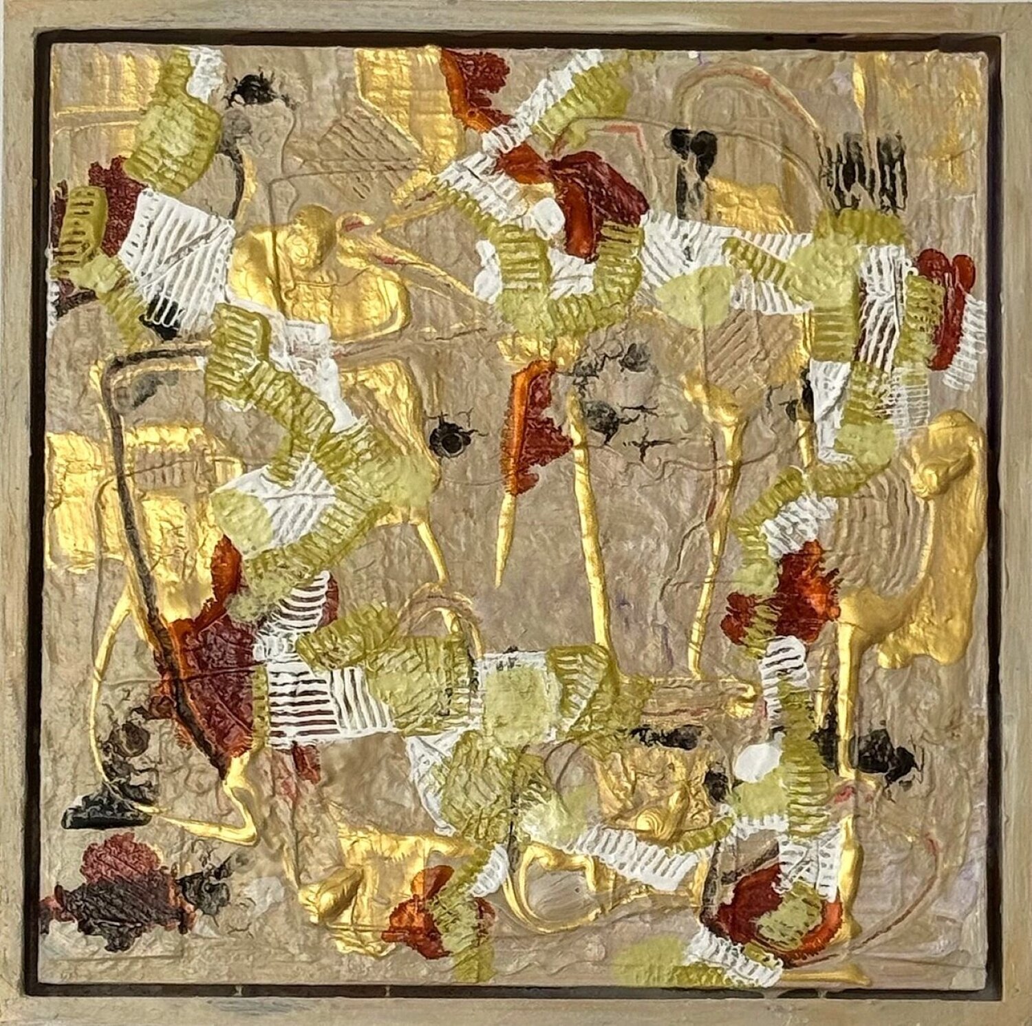 Vanilla Gold Caramel Crunch Wendy Cohen Original painting for sale