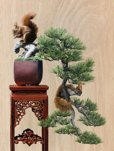 Sin tocar el suelo by Javier Ramos Julián, Painting for Sale on Select