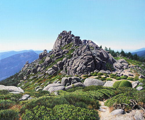 La Sierra del Dragón by Javier Ramos Julián, Painting for Sale on Select