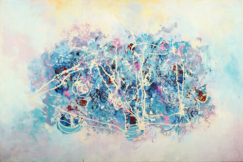Spring -  Melting Snow by Malka Tsentsiper, Painting for Sale on Select