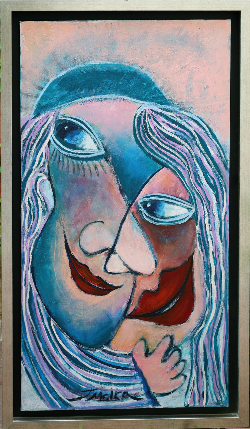 Selfi Malka Tsentsiper Original painting for sale