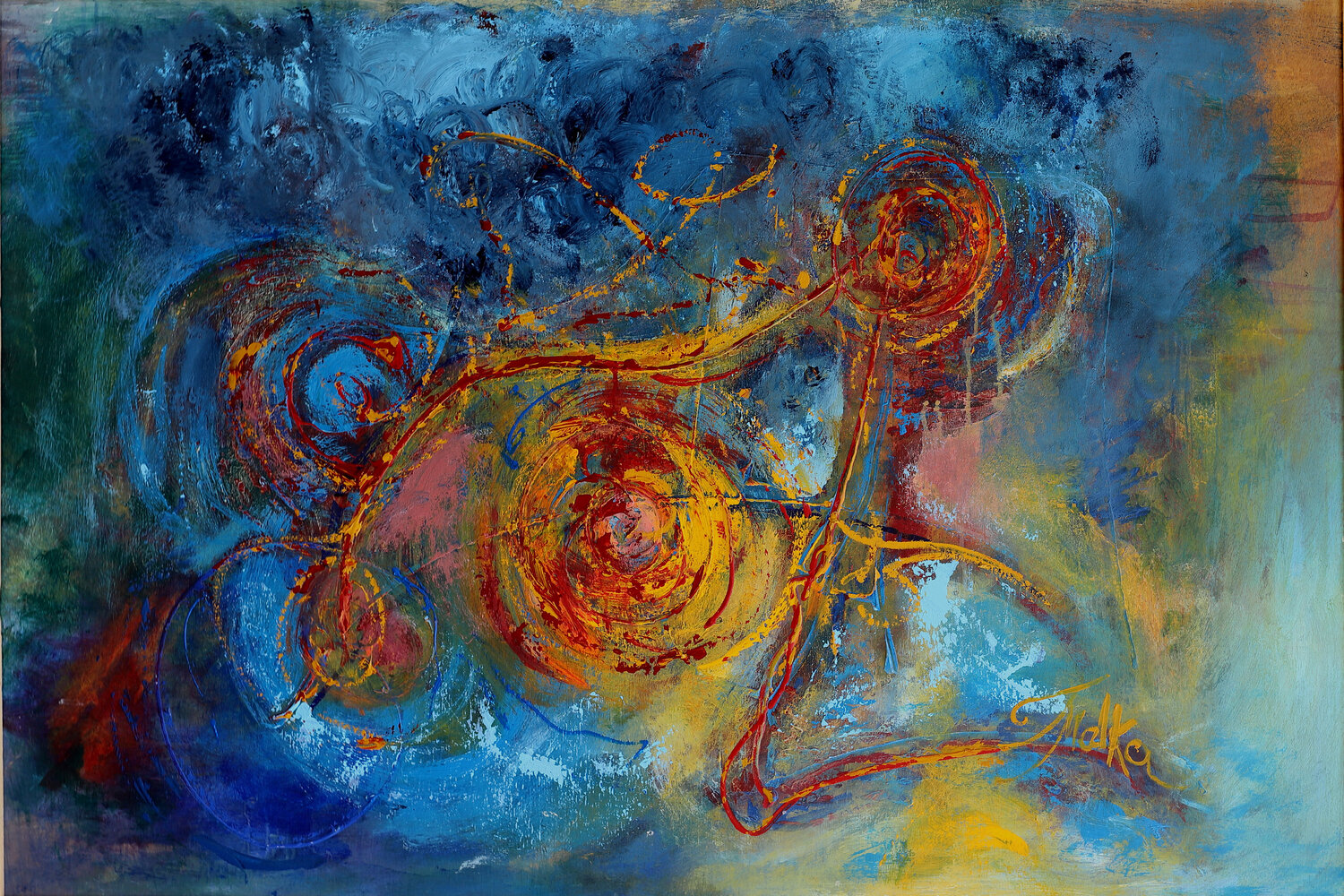 Genesis, Ch.1 Malka Tsentsiper Original painting for sale
