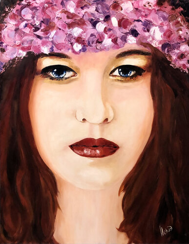 Geisha by Lucie Leduc, Painting for Sale on Select
