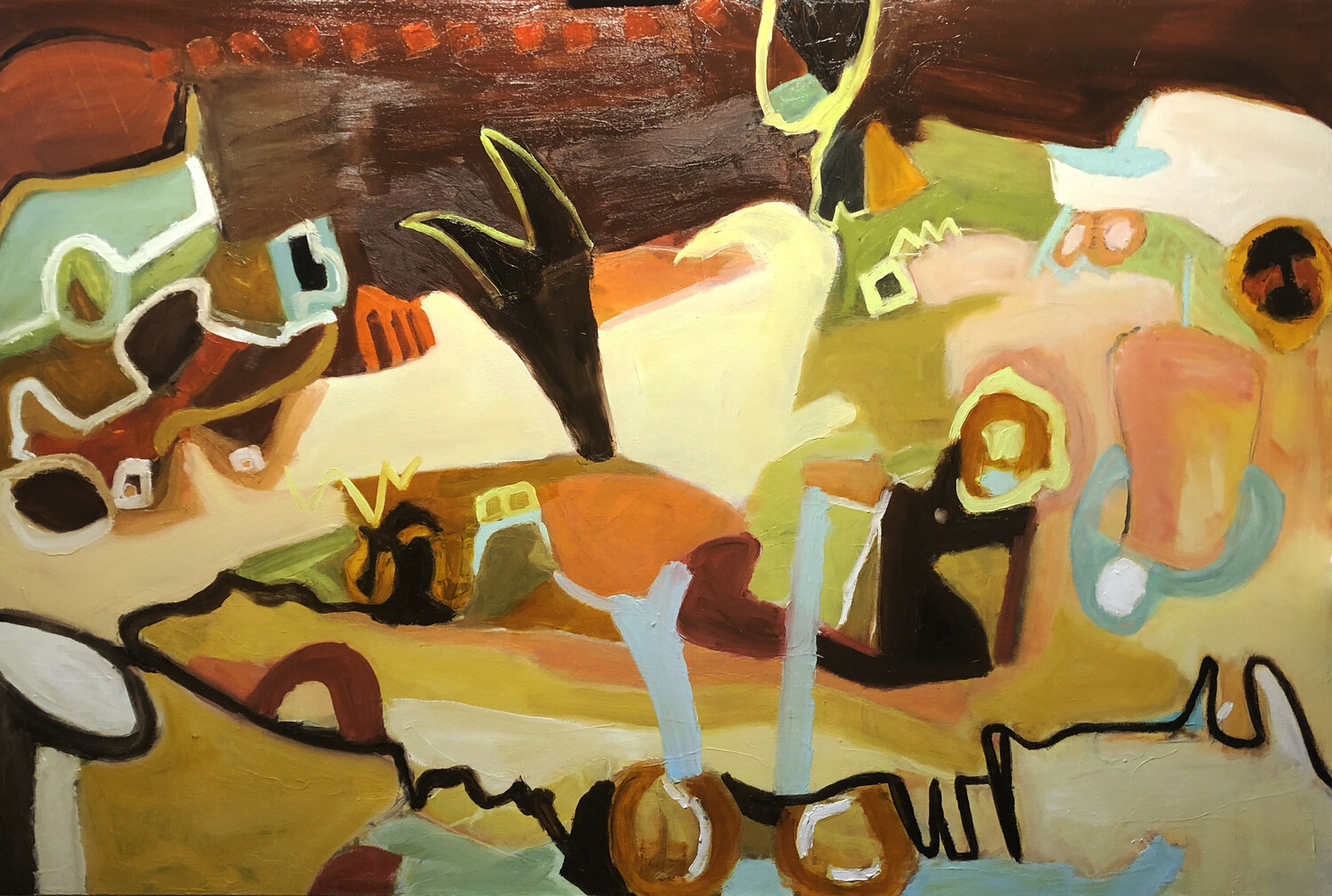 It ain't necessarily so Lucie Leduc Original painting for sale