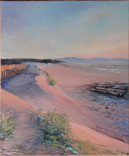 Lumière sur la dune by Jacques Majos, Painting for Sale on Select