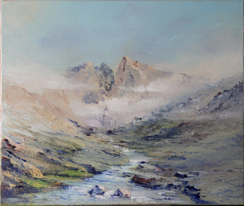Brume sur le Vignemale by Jacques Majos, Painting for Sale on Select