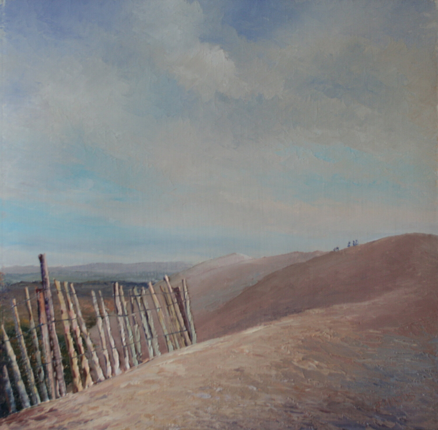 La dune du Pilat Jacques Majos Original painting for sale