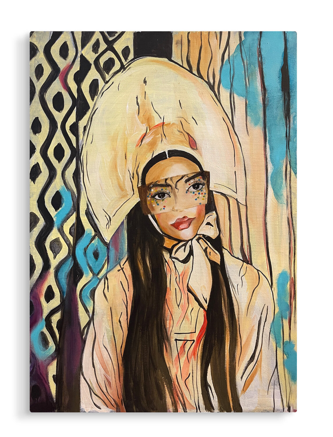 Modern Woman Victo Original painting for sale
