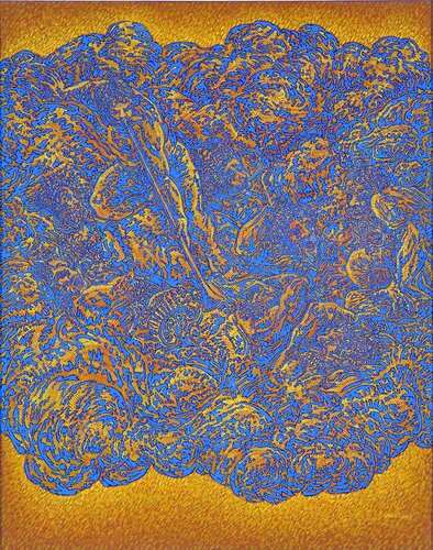 Souffle 1 by Béatrice Bescond, Painting for Sale on Select