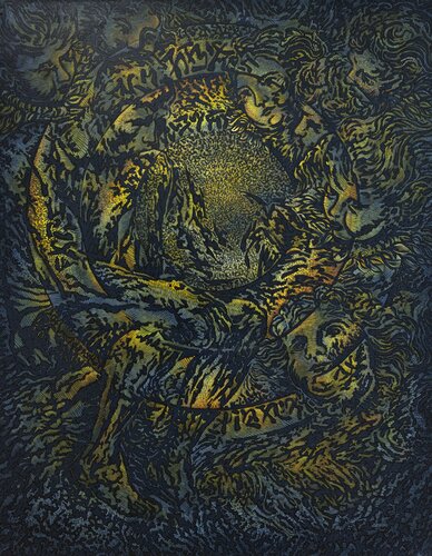 Cogito by Béatrice Bescond, Painting for Sale on Select