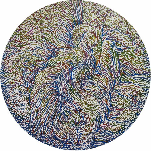 Prométhée 4 color by Béatrice Bescond, Painting for Sale on Select