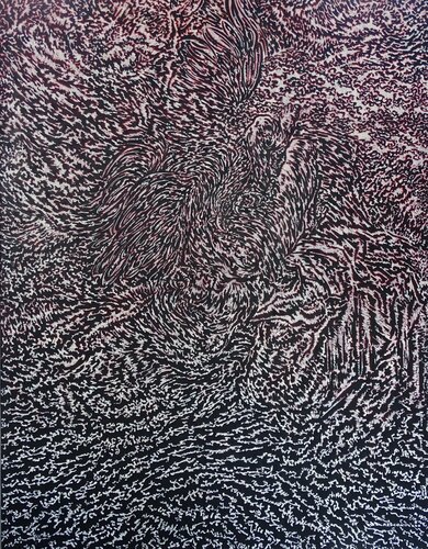 Prométhée, RNB by Béatrice Bescond, Painting for Sale on Select