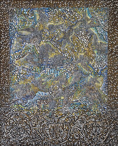 Atlange 3 by Béatrice Bescond, Painting for Sale on Select
