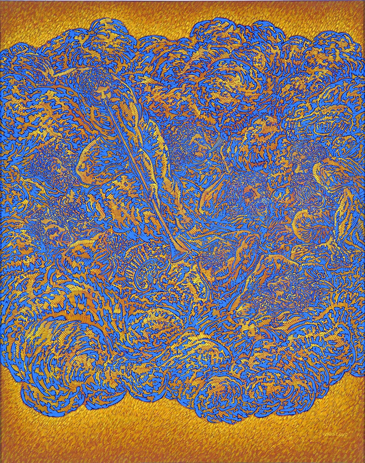 Souffle 1 Béatrice Bescond Original painting for sale