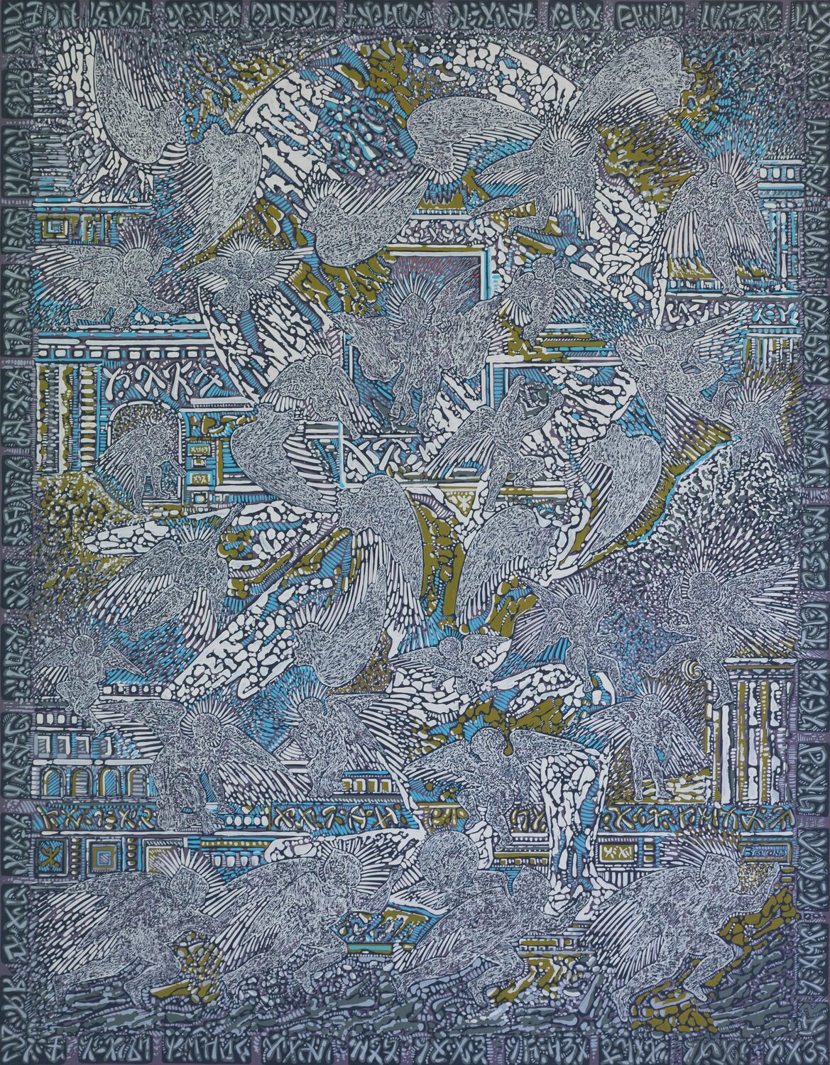 Atlas Béatrice Bescond Original painting for sale