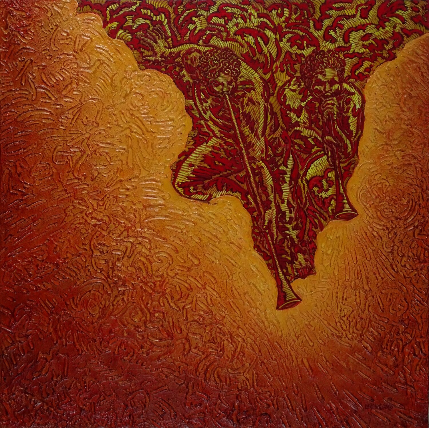 Aenigma Béatrice Bescond Original painting for sale